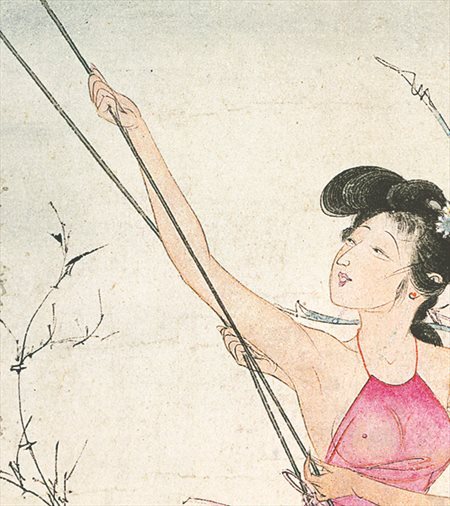 新龙县-胡也佛的仕女画和最知名的金瓶梅秘戏图